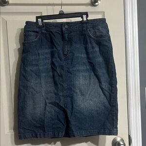 St. John's Bay Stretch Denim Skirt